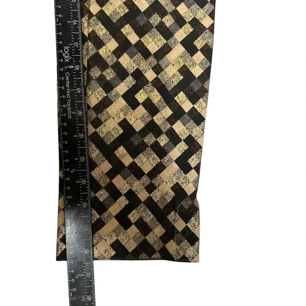 Soft Surroundings Women’s Geometric Square Print Pants Size Medium